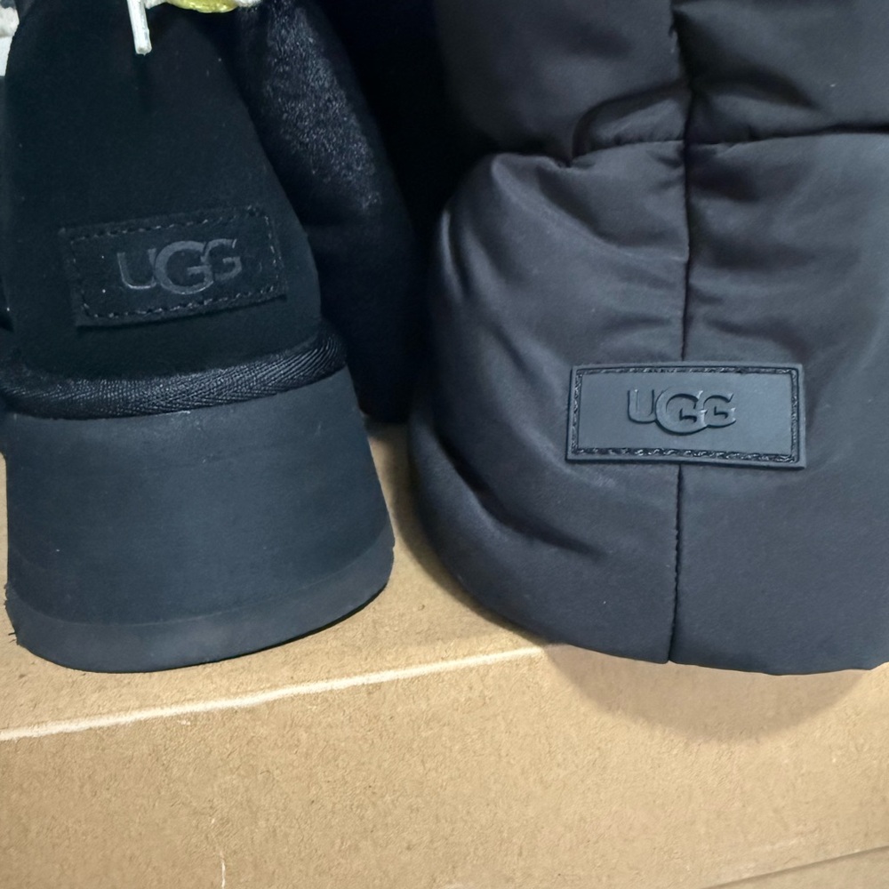 Ugg Puffer Women's Black Platform Boots *Sold Out on Website* - Picture 6 of 8